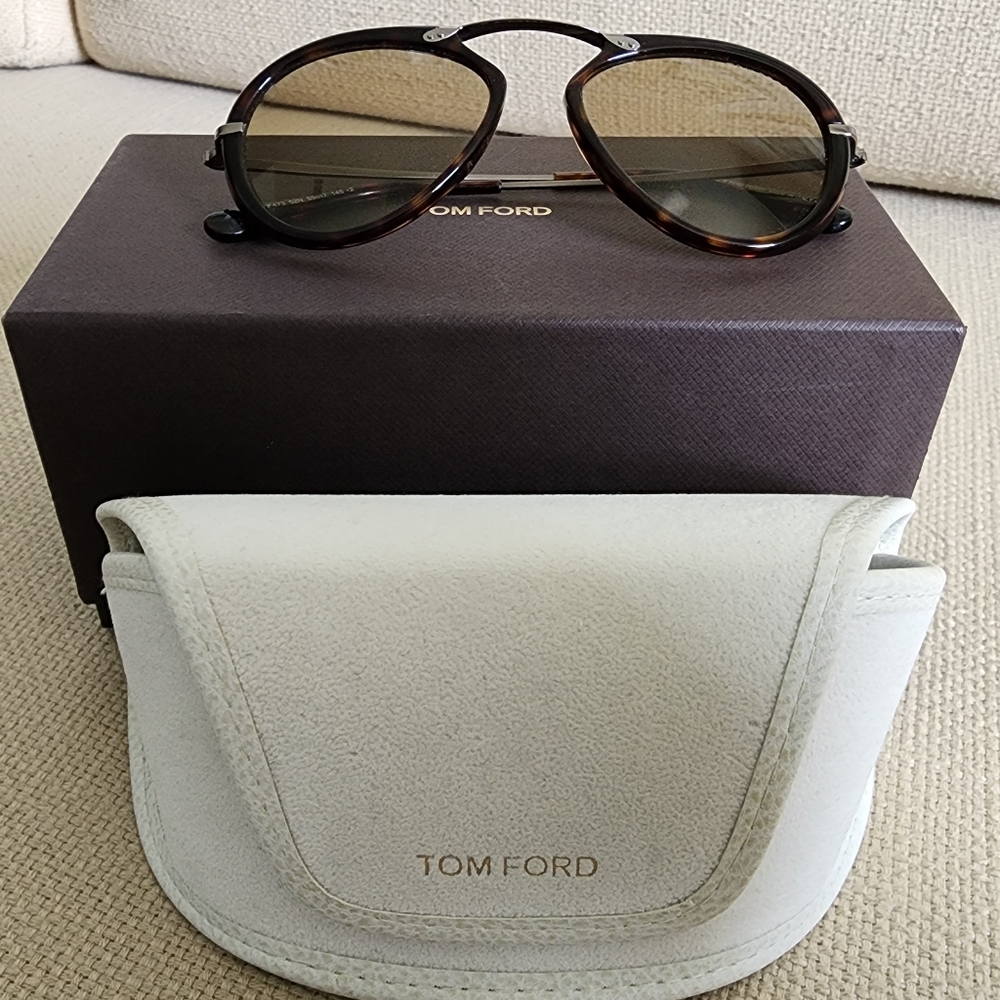 Tom Ford Aaron Tortoise Sunglasses